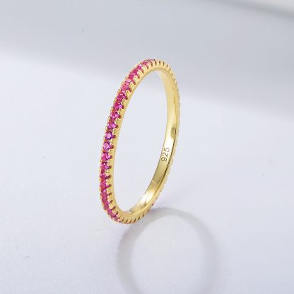 pink stone ring