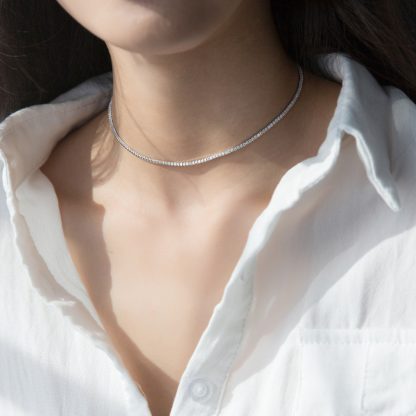 Tennis choker chain